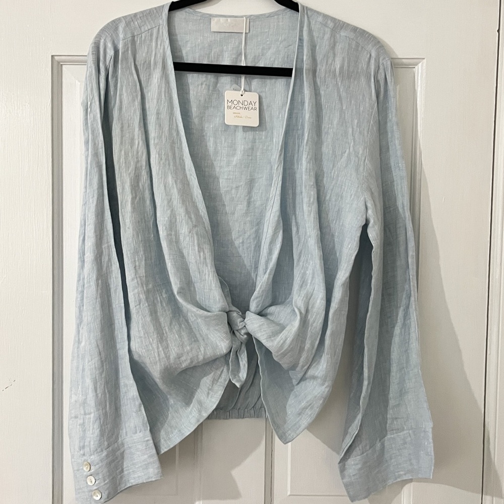 COPY - NWT Monday Swimwear Tahiti Tie Top